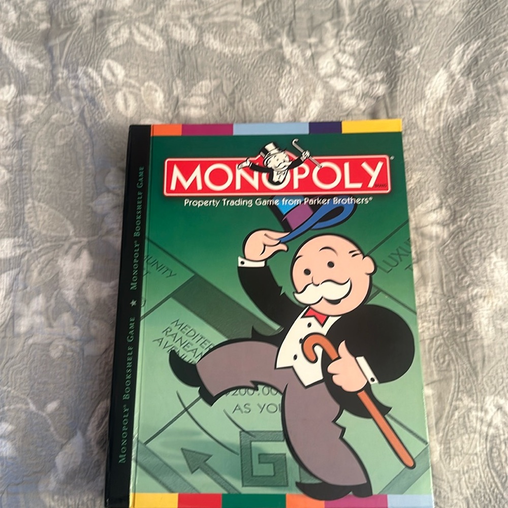 Brand new in box Monopoly Bookshelf Game